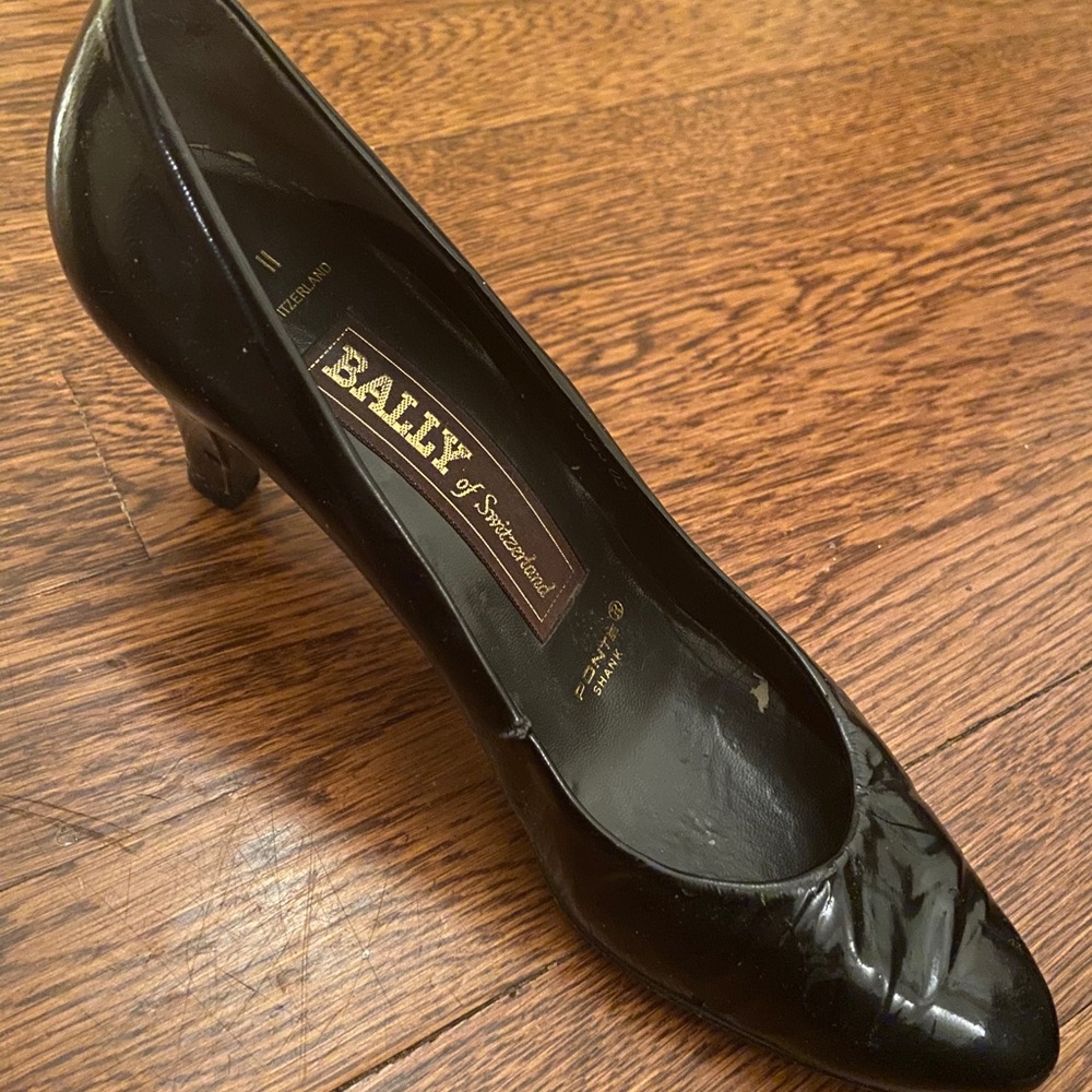 Bally Vintage Black Heels